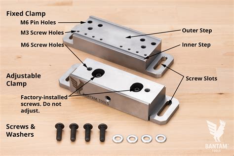 low profile cnc vice 2 part|modular vise cnc machining.